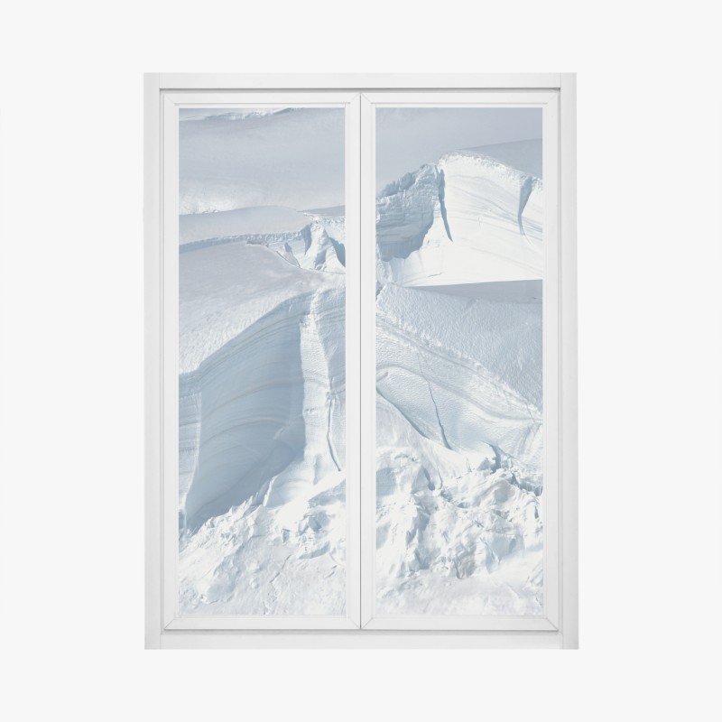 Naklejka na okno zachód słońca w Tre Cime di Lavaredo – Wallissimo®