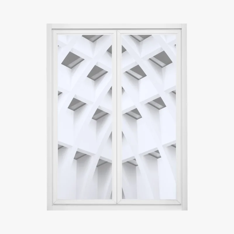 Naklejka na okno Toskania sielankowe wzgórza o zachodzie słońca – Wallissimo®