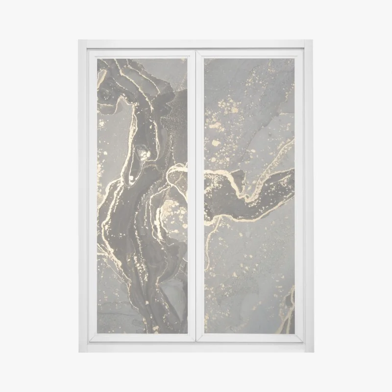 Naklejka na okno zachód słońca na plaży Mahe, Seszele – Wallissimo®