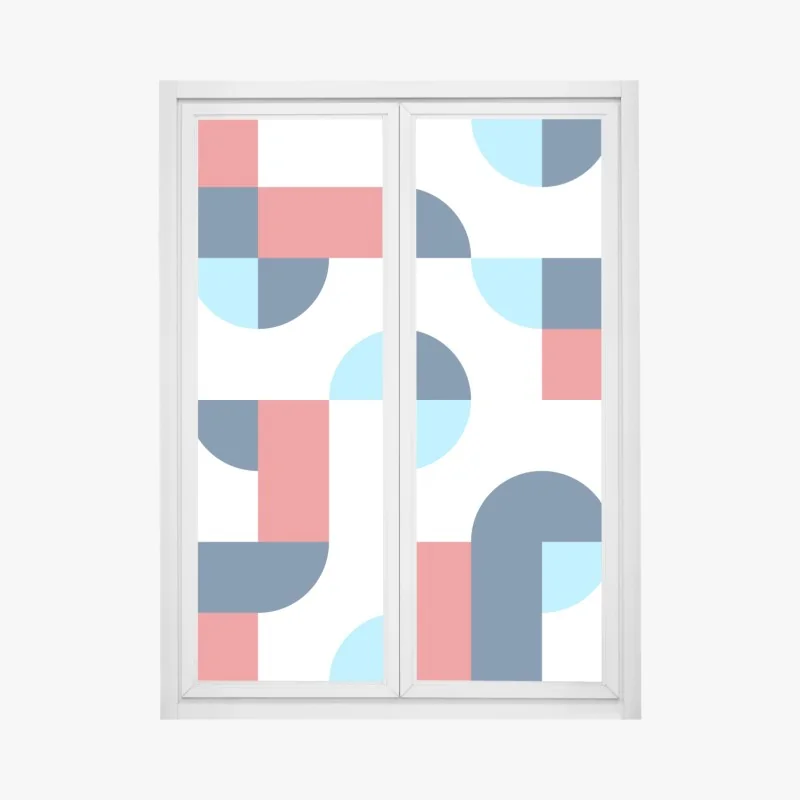 Naklejka na okno zielony tunel drzew – Wallissimo®