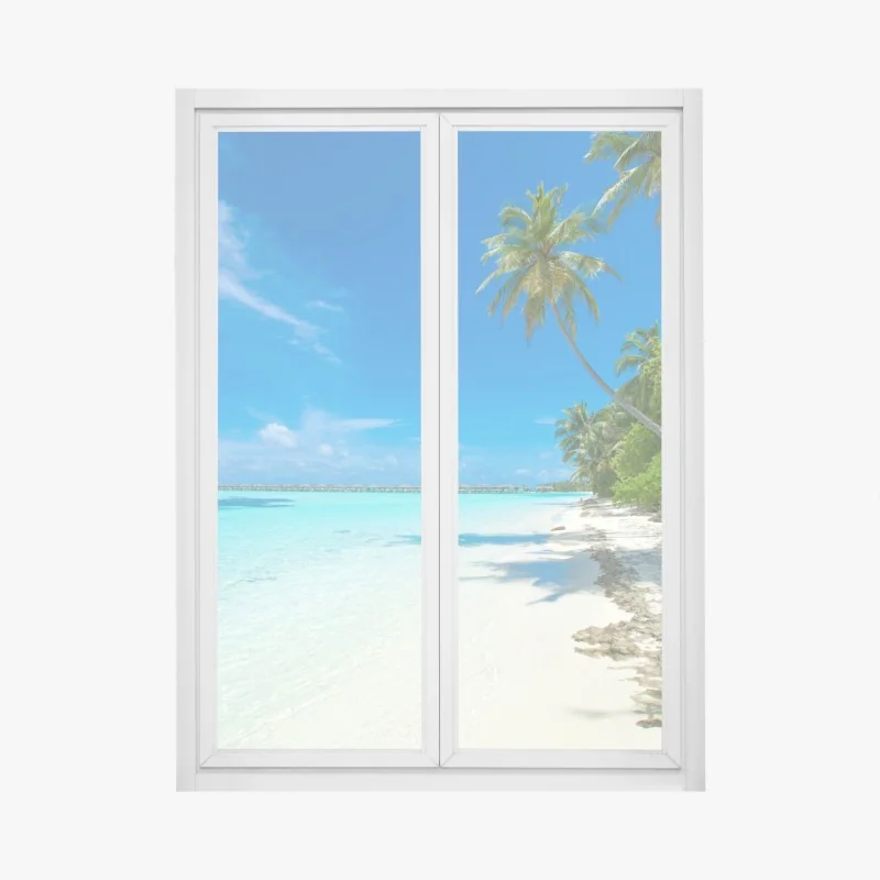 Naklejka na okno wschód słońca nad Maroon Bells – Wallissimo®