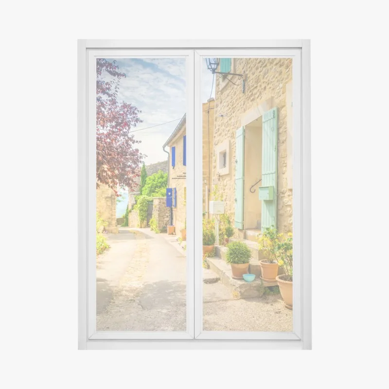 Naklejka na okno lwy morskie i ptaki na skalistym wybrzeżu – Wallissimo®