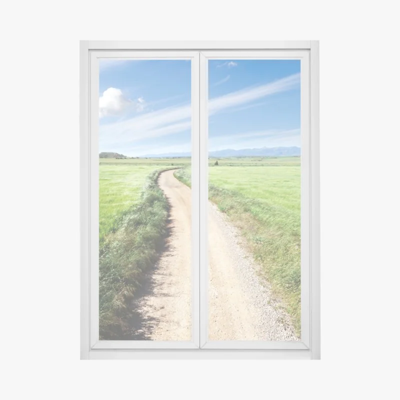 Naklejka na okno bukiet czerwonych róż – Wallissimo®