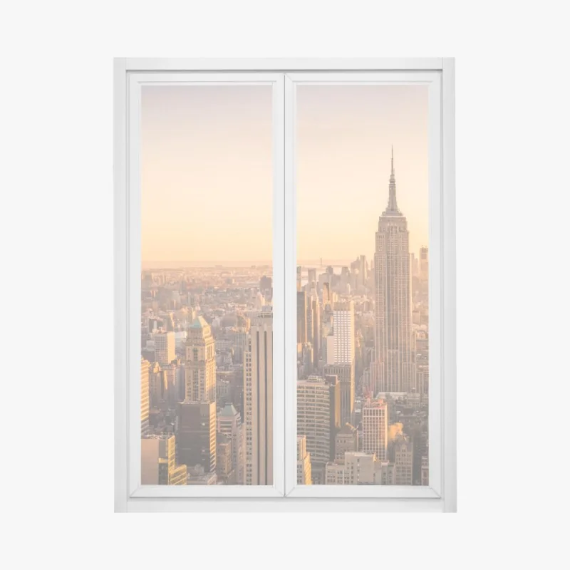 Naklejka na okno turkusowo-magenta wzór bąbelków – Wallissimo®