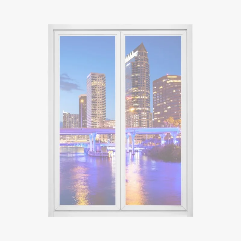 Naklejka na okno jasny słonecznik na tle nieba – Wallissimo®