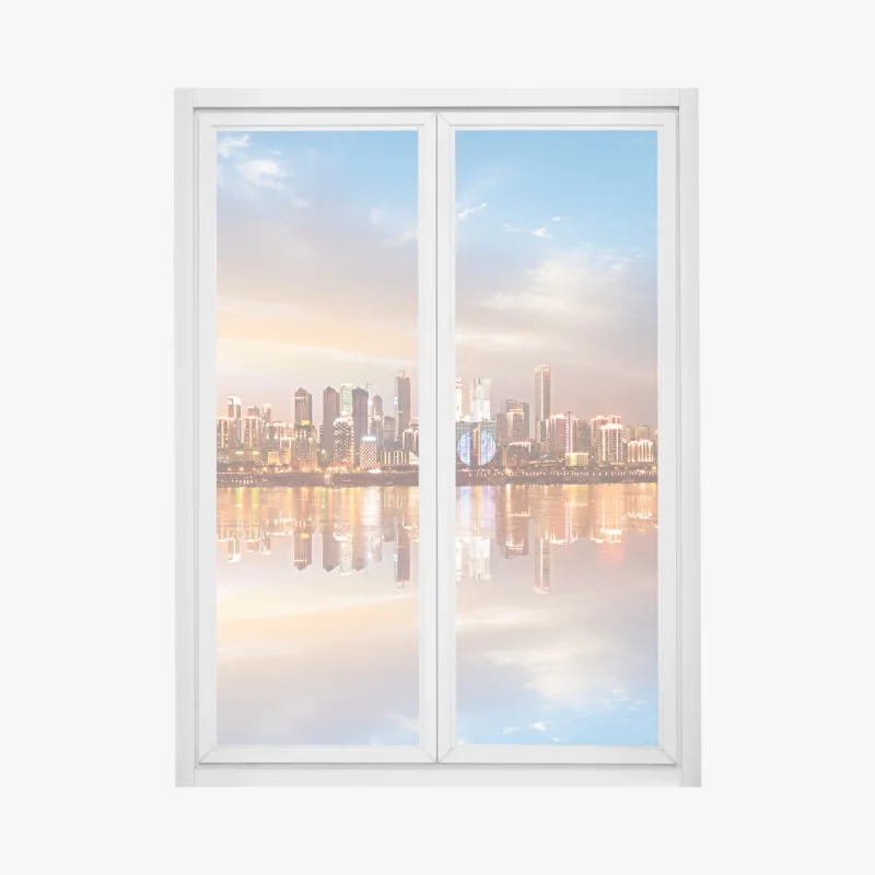 Naklejka na okno żywa łąka obraz olejny zbliżenie – Wallissimo®