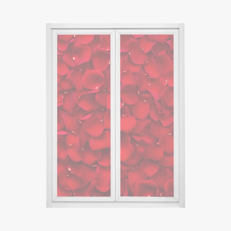 Naklejka na okno słoneczny widok na Oia, Santorini – Wallissimo®