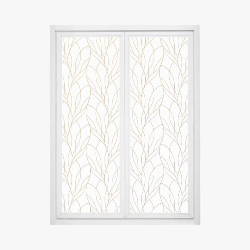 Naklejka na okno zachód słońca nad plażą Amrum – Wallissimo®