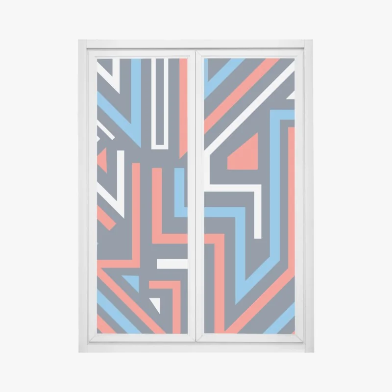 Naklejka na okno zatoka Ha Long panorama wapiennych wysp – Wallissimo®