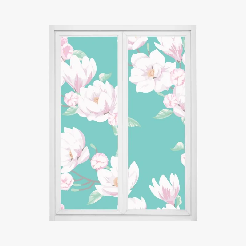 Naklejka na okno Manhattan panorama Upper East Side w czerni i bieli – Wallissimo®