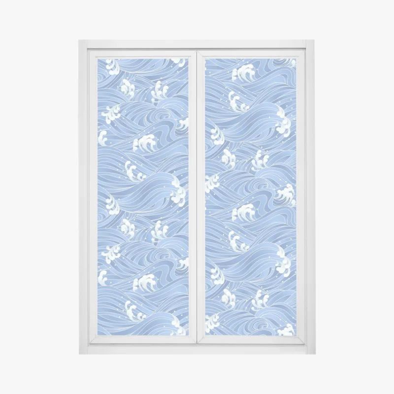 Naklejka na okno mglisty las sosnowy z Alzacji – Wallissimo®