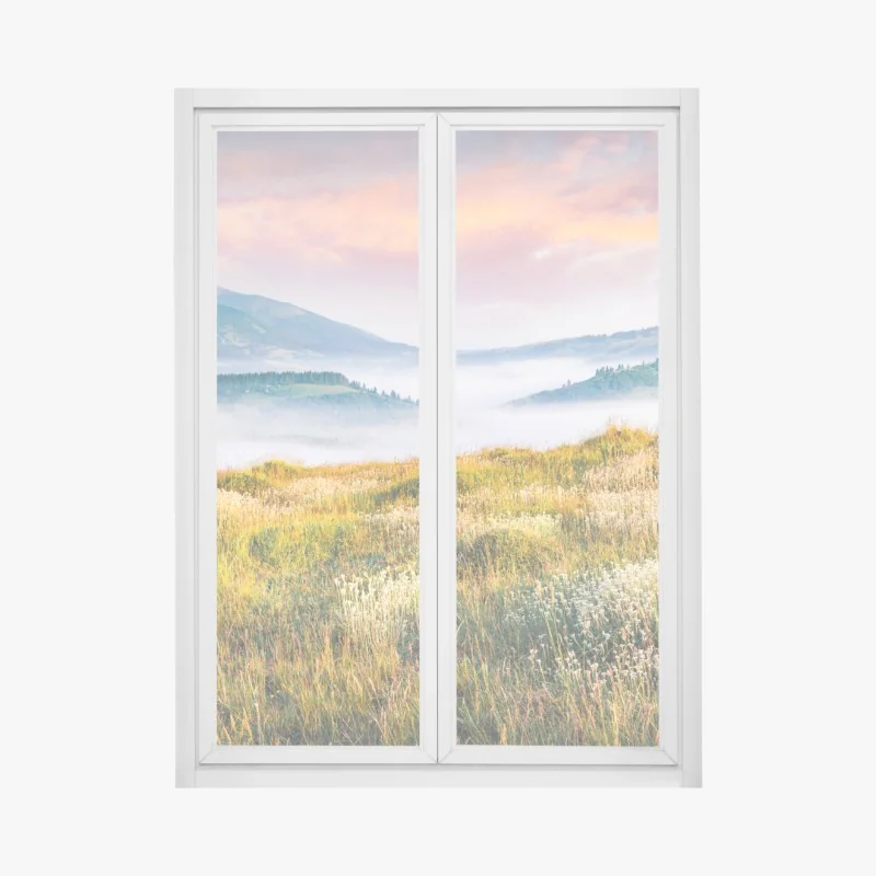 Naklejka na okno słoneczny kanion piaskowcowy – Wallissimo®