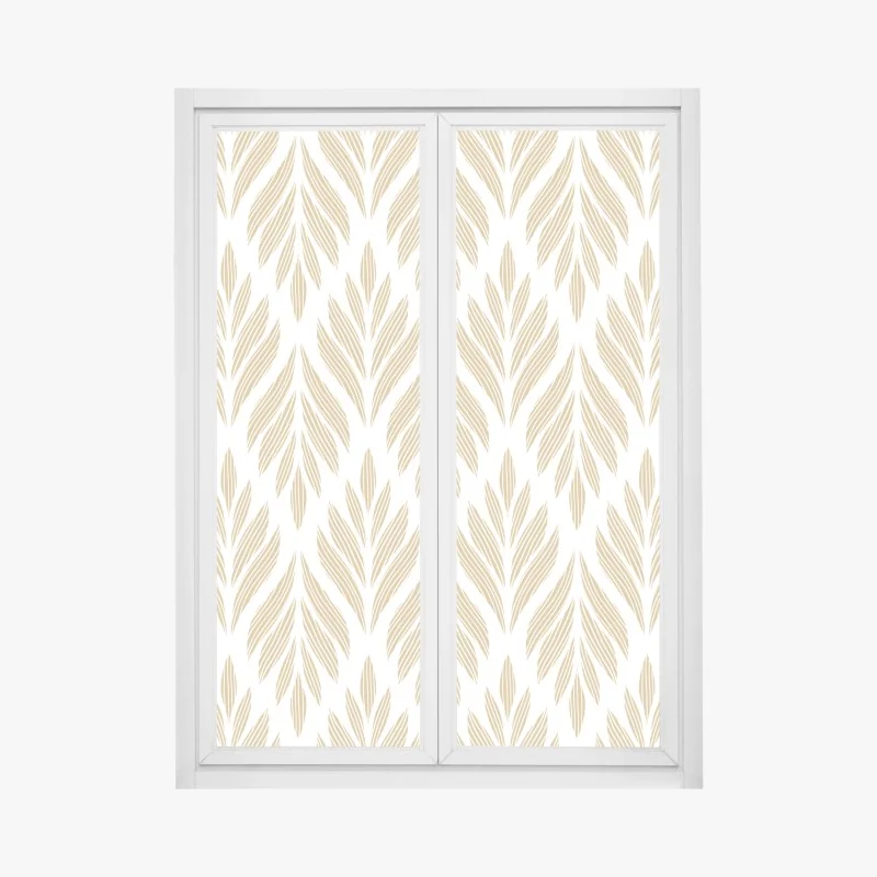 Naklejka na okno zielony tunel drzew – Wallissimo®