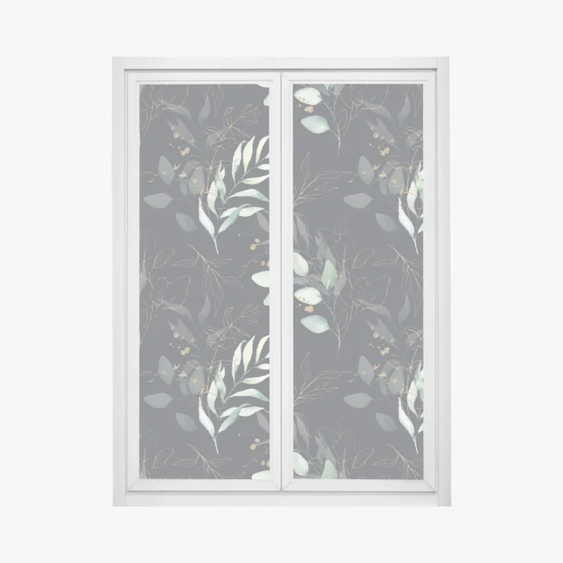 Naklejka na okno turkusowo-magenta wzór bąbelków – Wallissimo®