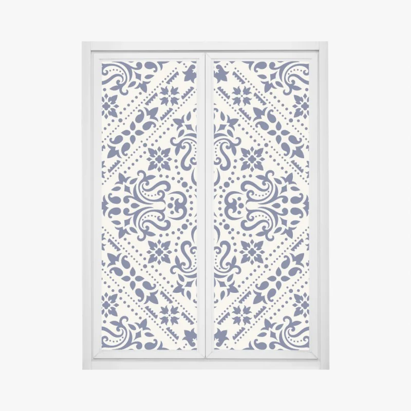 Naklejka na okno jesienna mgła nad górskim lasem – Wallissimo®