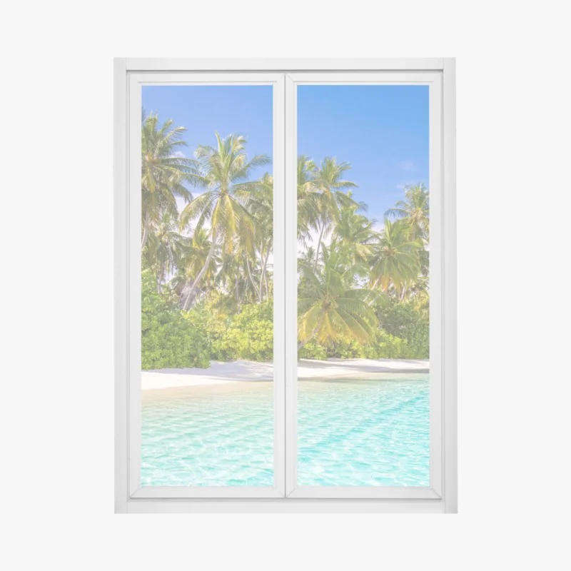 Naklejka na okno intensywne żółte słoneczniki w zbliżeniu – Wallissimo®