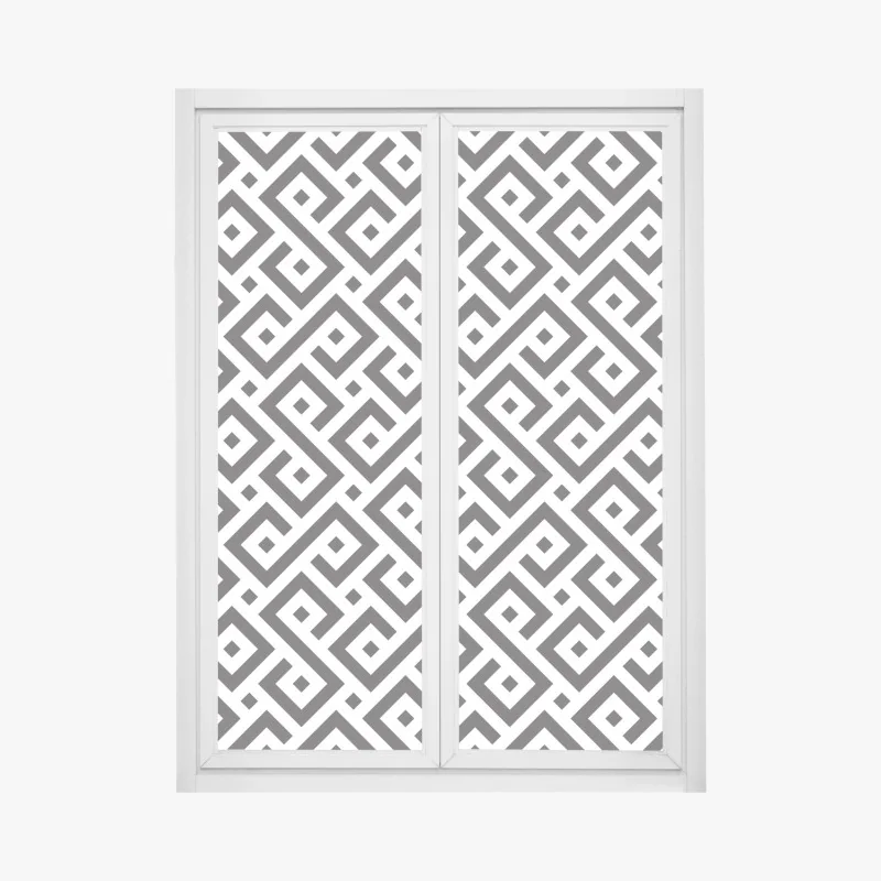 Naklejka na okno spokojna ścieżka w lesie bambusowym – Wallissimo®