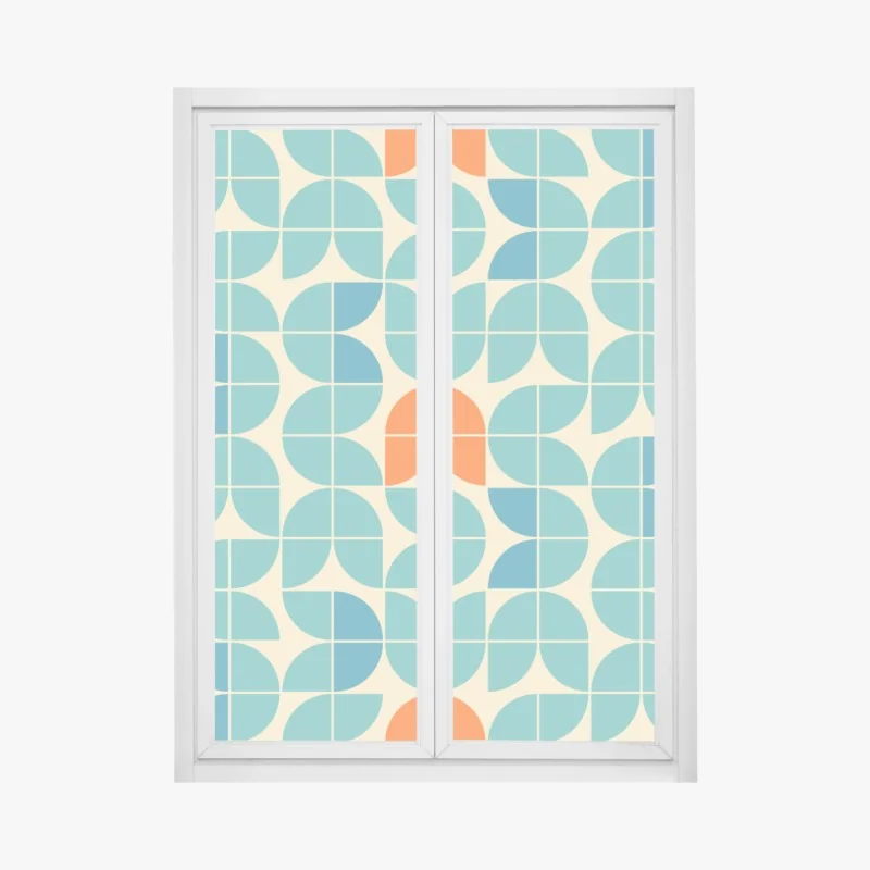 Naklejka na okno trzy czerwone tulipany na czarnym tle – Wallissimo®