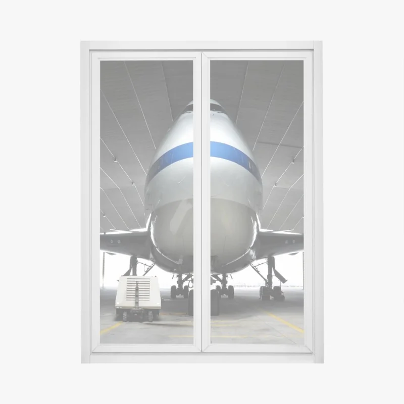 Naklejka na okno mglista poranna w bagnie Zvanets – Wallissimo®