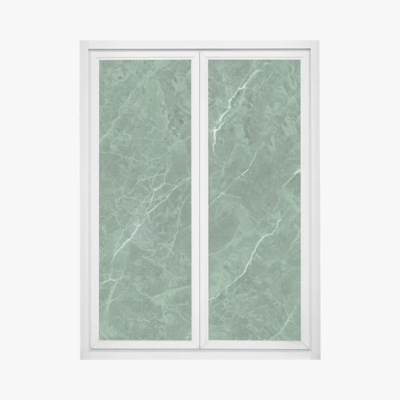 Naklejka na okno jasny bukiet słoneczników na żółtym tle – Wallissimo®