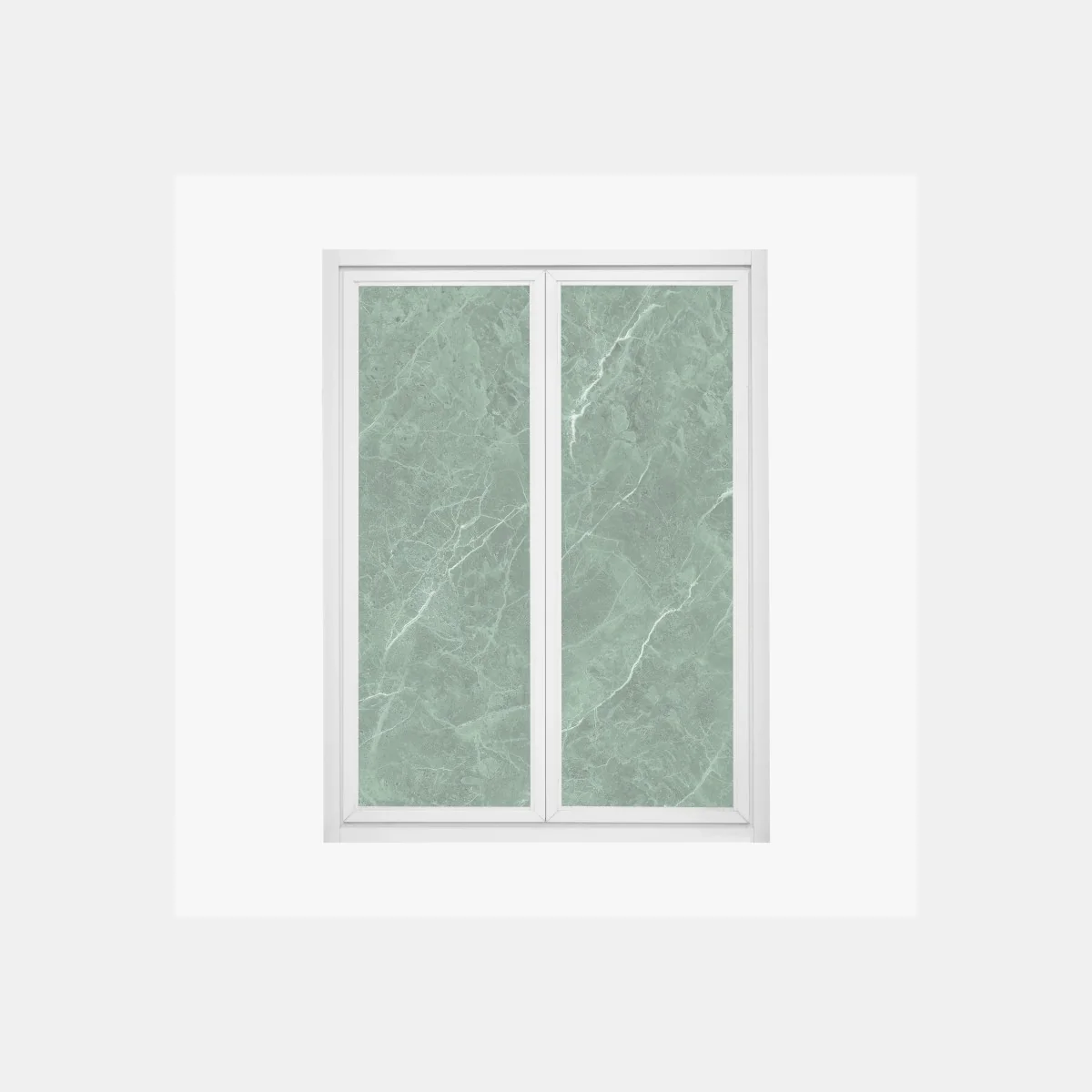 Naklejka na okno zielona tekstura marmuru – Wallissimo® Naklejka na okno zielona tekstura marmuru – Wallissimo®
