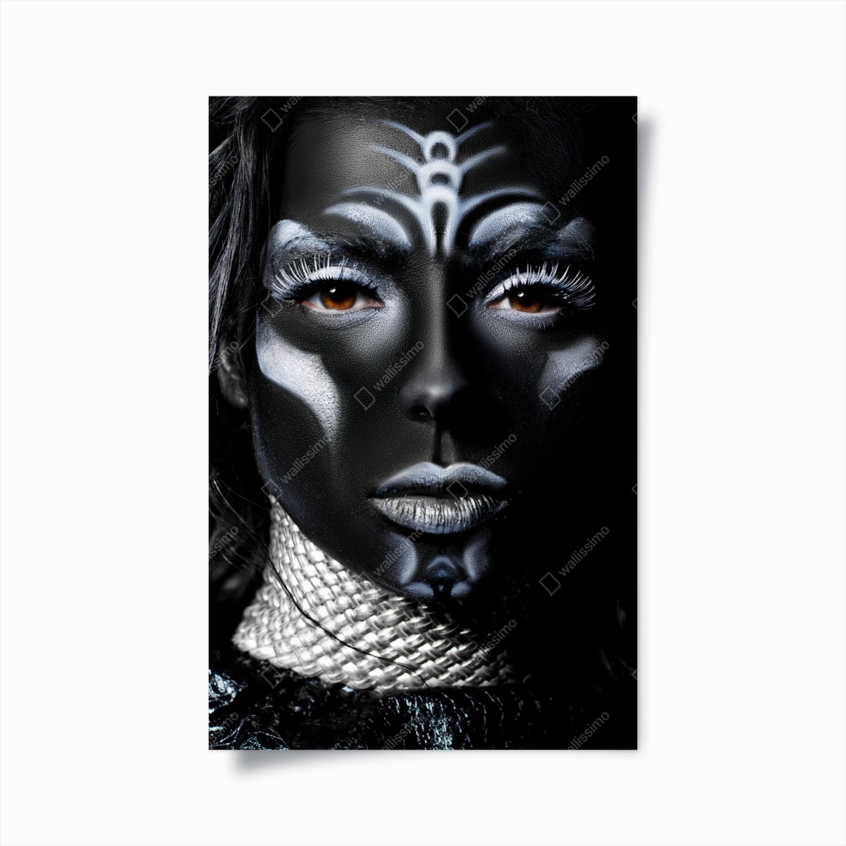 Plakat ciemny plemienny portret – Wallissimo®