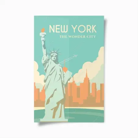Plakat New York miasto cudów – Wallissimo®