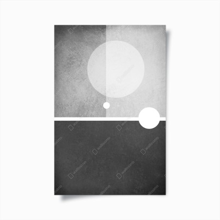 Plakat minimalistyczna kompozycja geometryczna – Wallissimo®