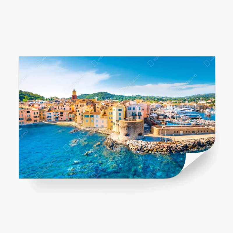 Fototapeta słoneczny port śródziemnomorski