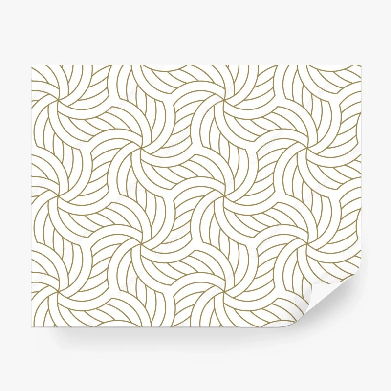 Fototapeta złoty geometryczny wzór spiralny