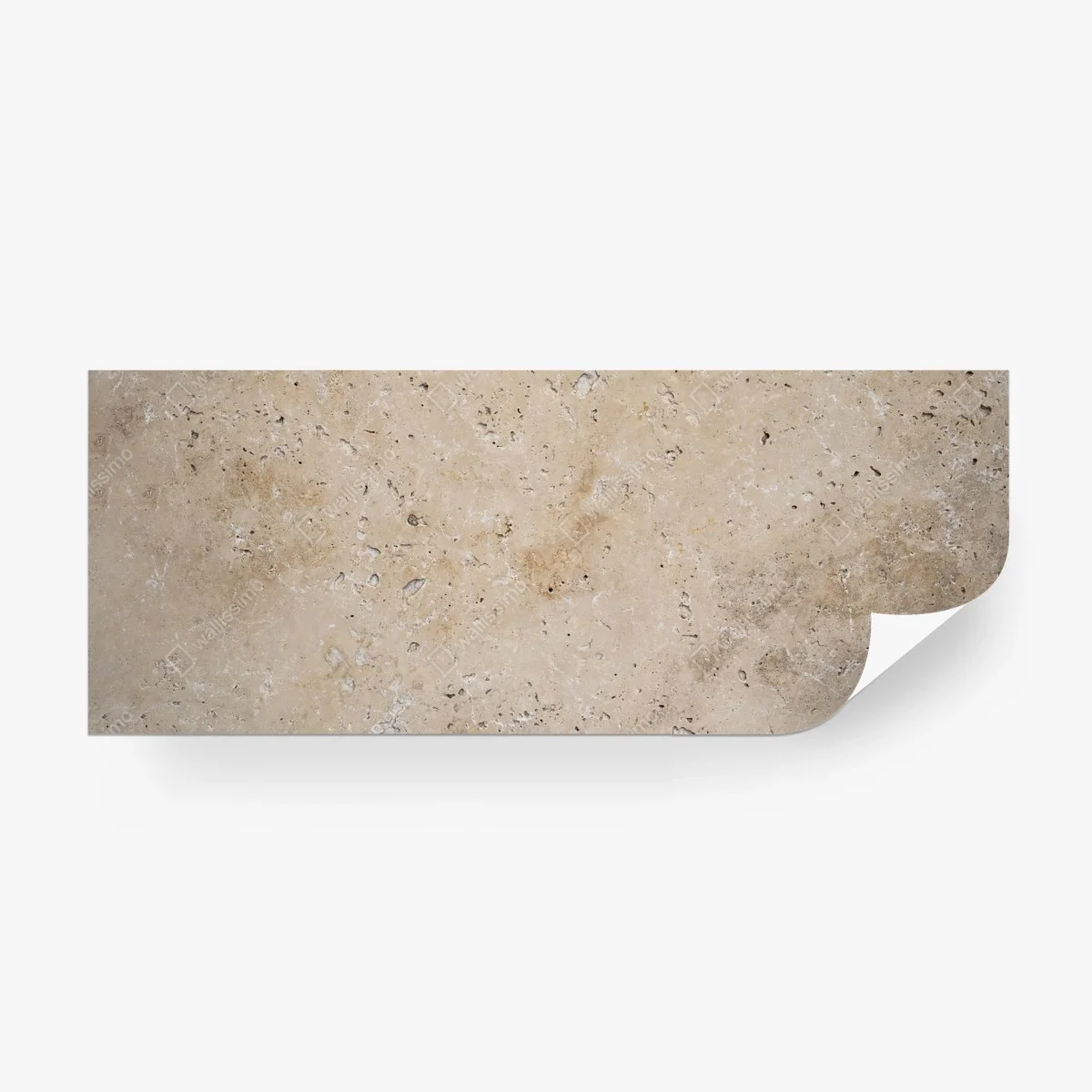 Fototapeta beżowa tekstura kamienia travertynu – Wallissimo®