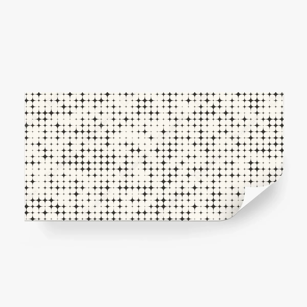 Fototapeta monochromatyczny geometryczny wzór z kropkami – Wallissimo®