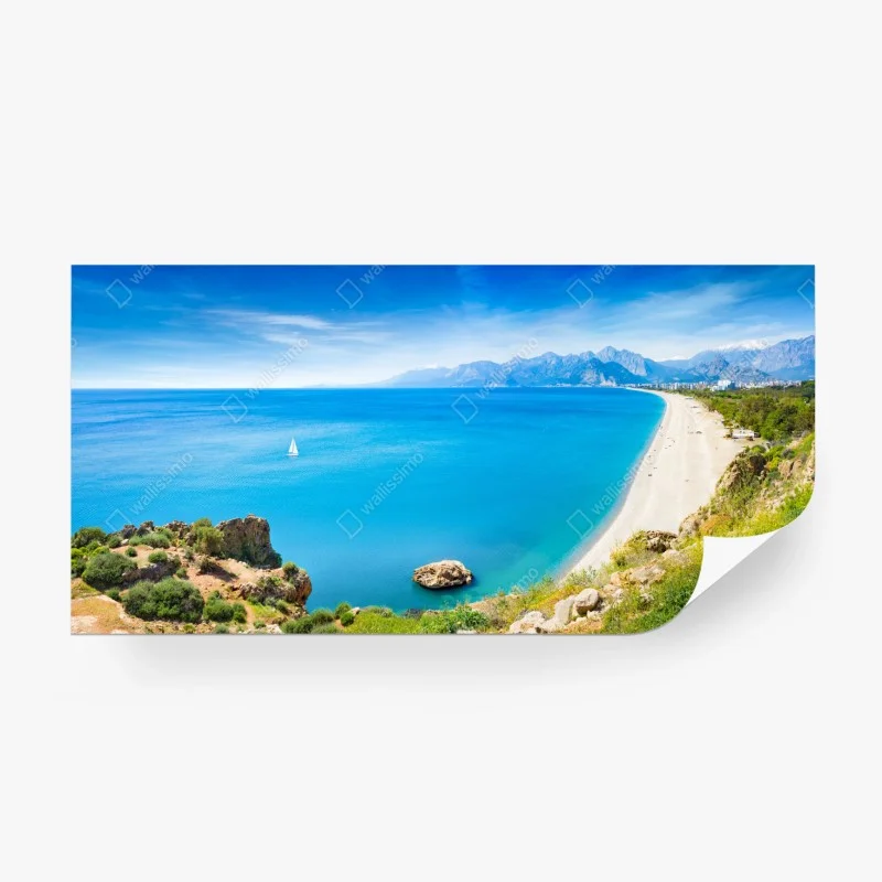 Fototapeta panoramiczna plaża Konyaalti, Antalya