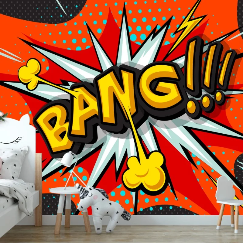 Fototapeta komiksowa eksplozja pop art