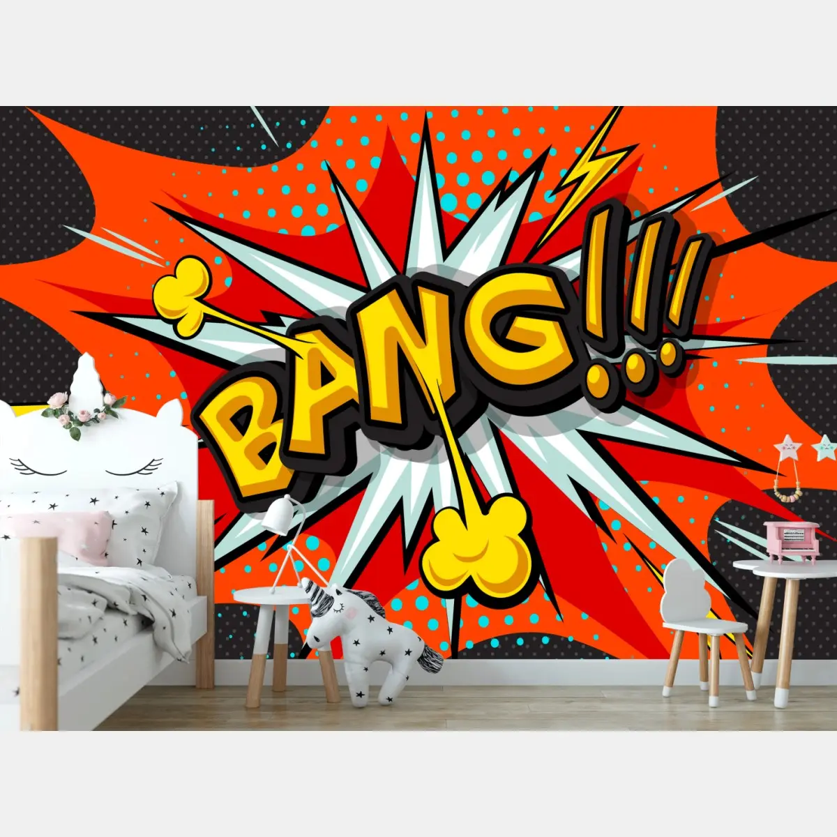 Fototapeta komiksowa eksplozja pop art – Wallissimo®