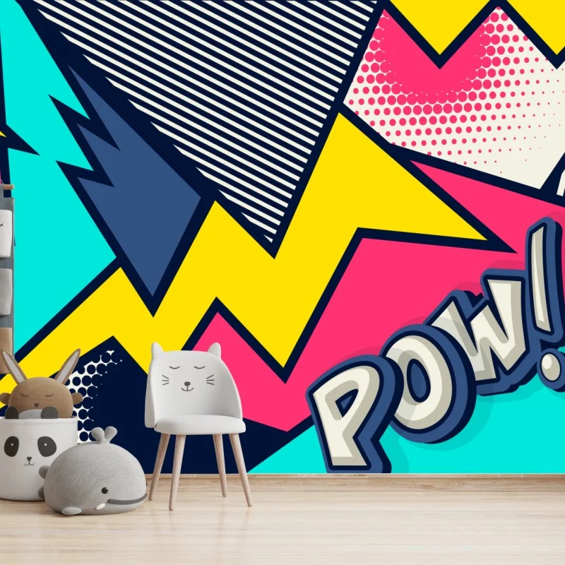 Fototapeta eksplozja komiksowego pop artu