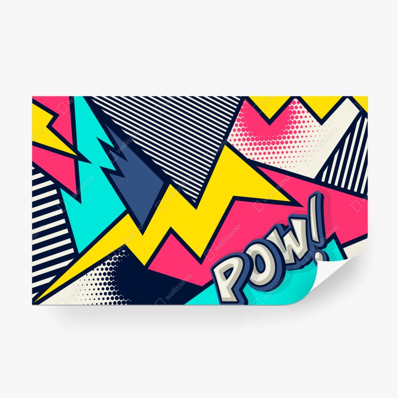 Fototapeta eksplozja komiksowego pop artu