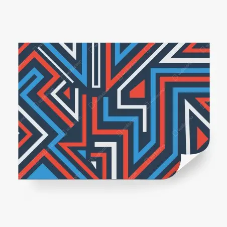 Fototapeta odważne geometryczne linie – Wallissimo®