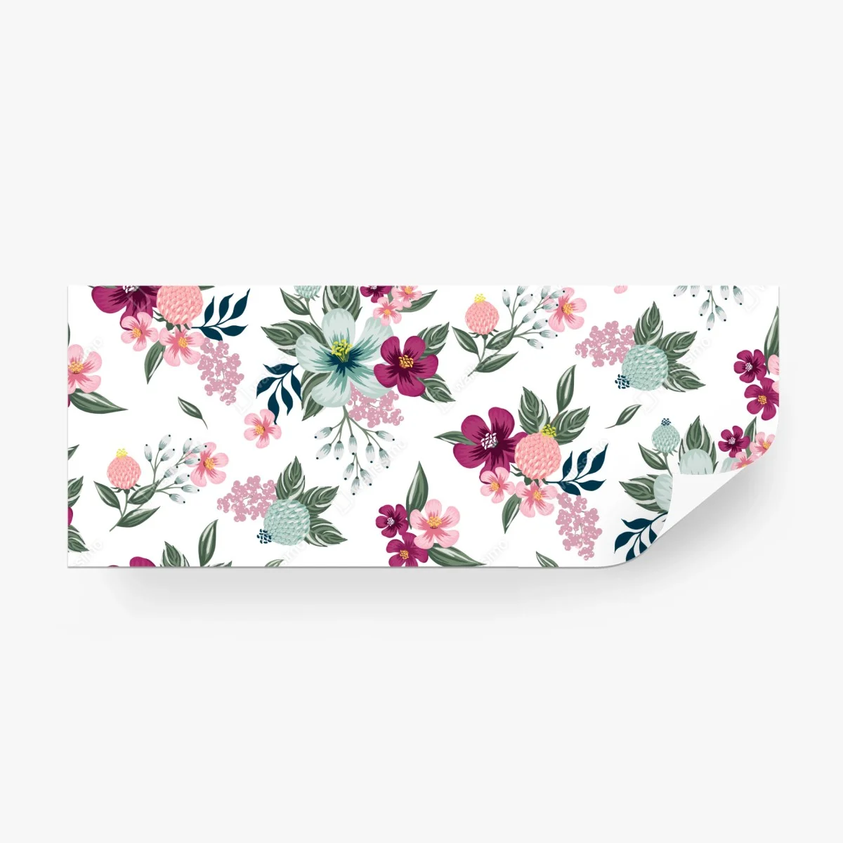 Fototapeta pastelowy wzór kwiatowy – Wallissimo®