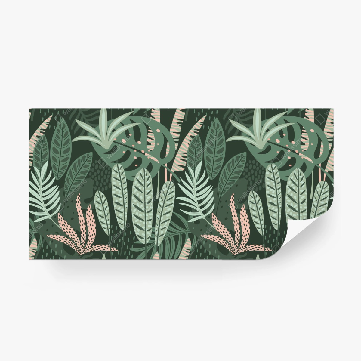 Fototapeta tropikalny wzór liściowy – Wallissimo®