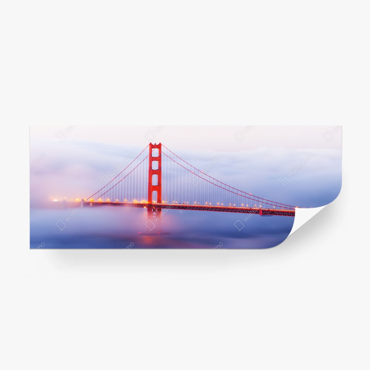 Fototapeta Golden Gate most we mgle – Wallissimo®