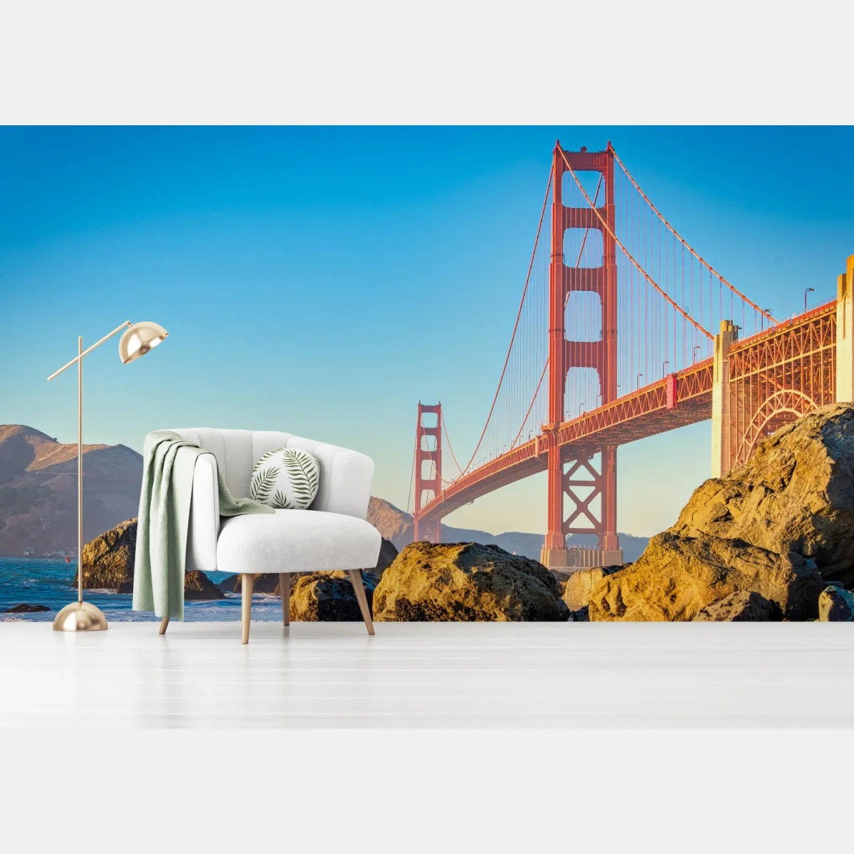 Fototapeta most Golden Gate nad zatoką San Francisco – Wallissimo® Fototapeta most Golden Gate nad zatoką San Francisco – Wallissimo®