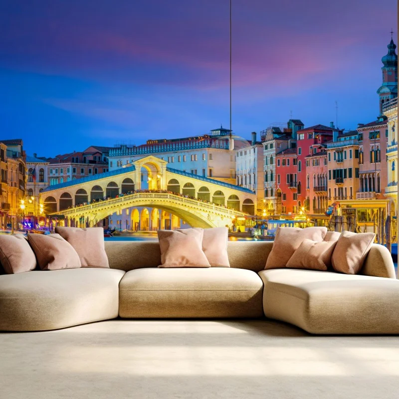 Fototapeta most Rialto o zmierzchu, Wenecja