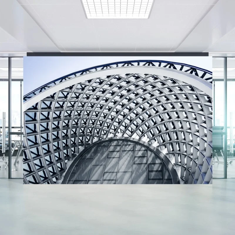 Fototapeta geometryczny łuk nowoczesnej architektury