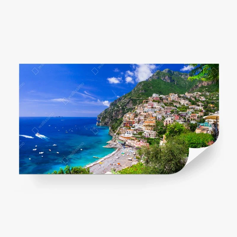 Fototapeta słoneczna panorama Positano na Wybrzeżu Amalfi