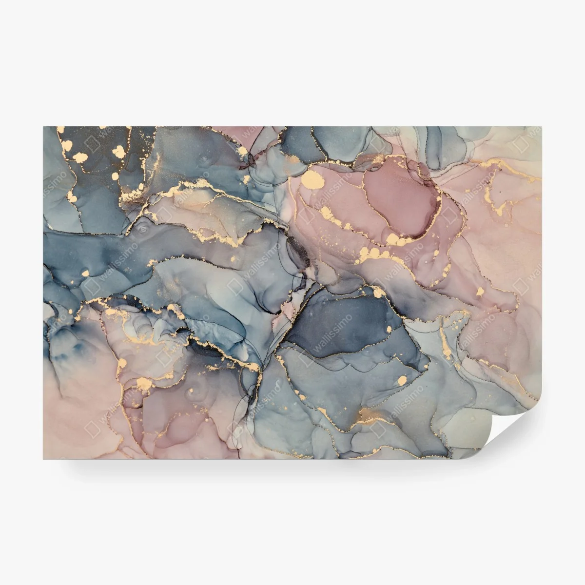 Fototapeta delikatne pastelowe płynne marmury ze złotymi żyłkami – Wallissimo® Fototapeta delikatne pastelowe płynne marmury ze złotymi żyłkami – Wallissimo®