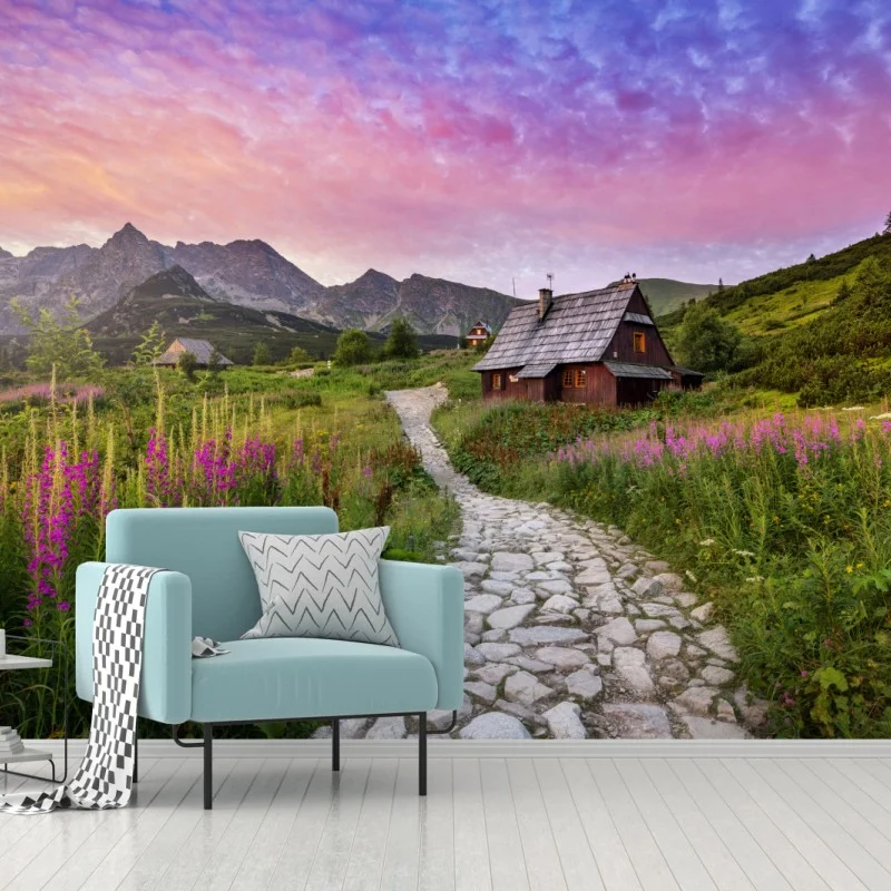 Fototapeta wschód słońca nad Hala Gasienicowa