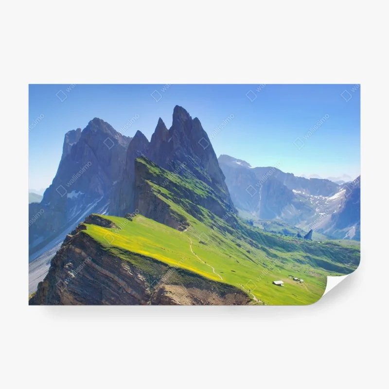 Fototapeta majestatyczne Seceda w Dolomitach – Wallissimo® Fototapeta majestatyczne Seceda w Dolomitach – Wallissimo®