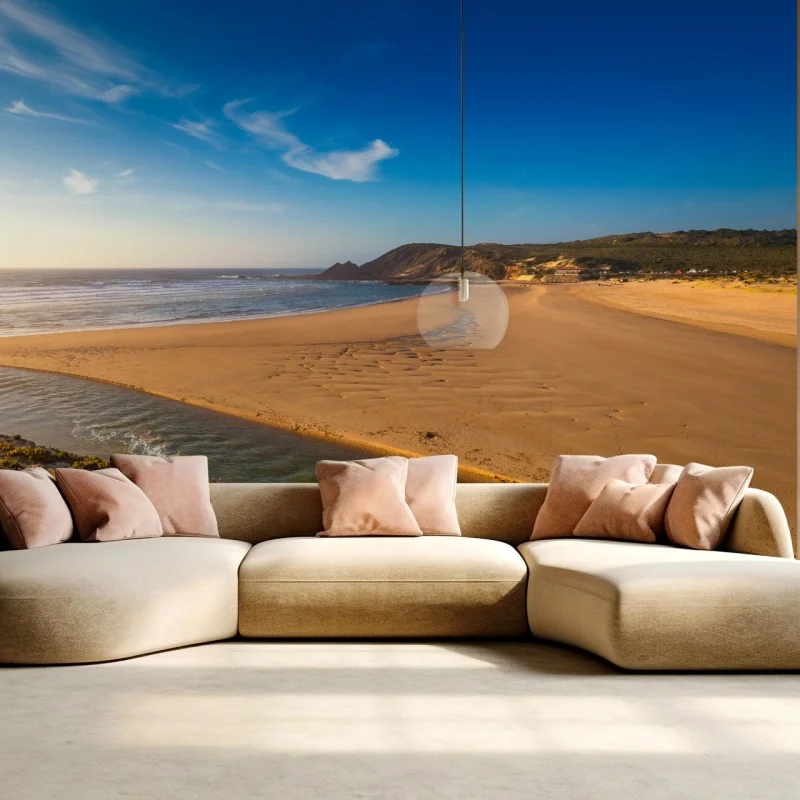 Fototapeta Praia da Amoreira panoramiczny widok – Wallissimo®
