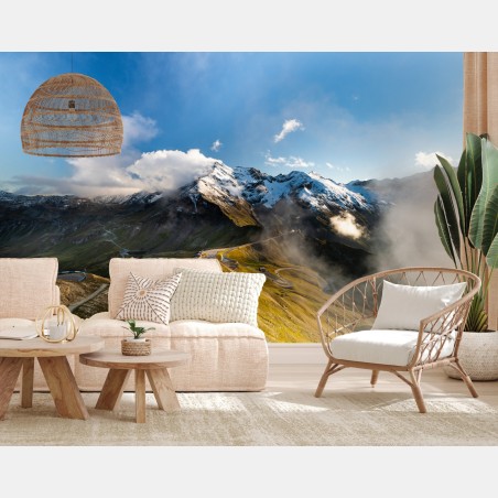 Fototapeta Grossglockner panorama drogi w Alpach – Wallissimo®